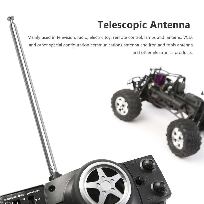 98cm 38.5" 7 Sections Telescopic Antenna Replacement Compatible FM Radio TV