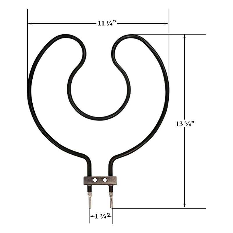 9915120003 BBQ Grill Heating Elements for Grills, Grills Replacement Part 230V 1650W