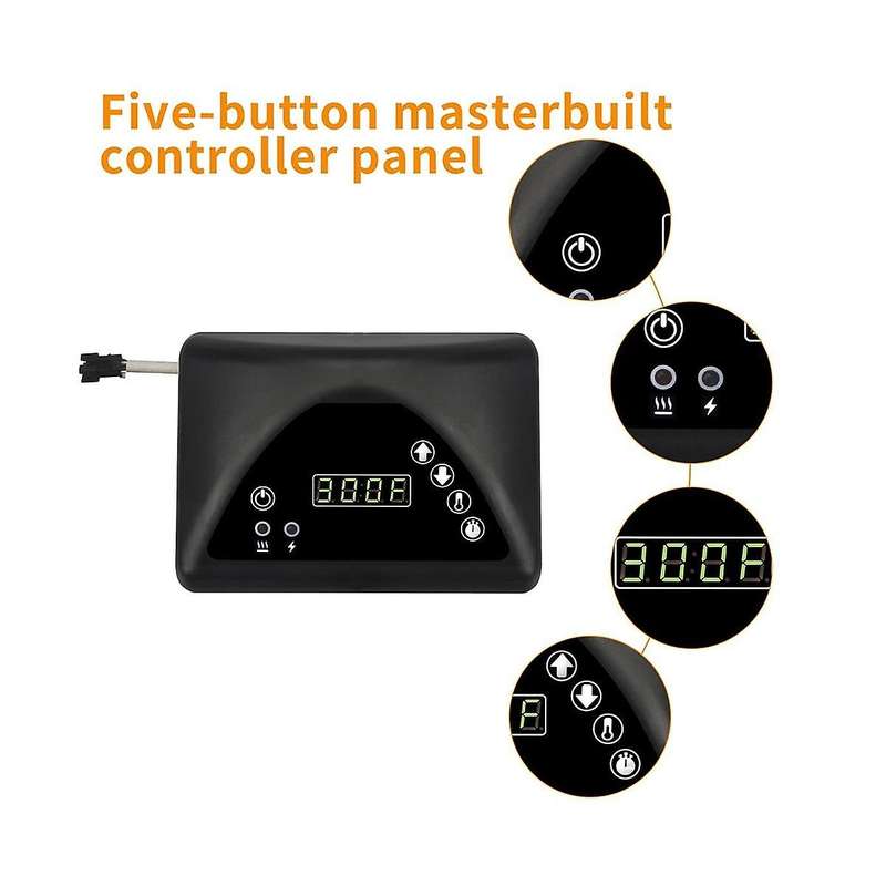 9907160014 Digital Control Panel Smoker Grill Compatible with Mb20071317/ 20071117/ 21071218 Top Co