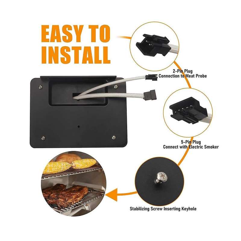 9907100008 Digital Control Panel Smoker Grill Compatible with 20070511 20071914 20071814 Top Contro