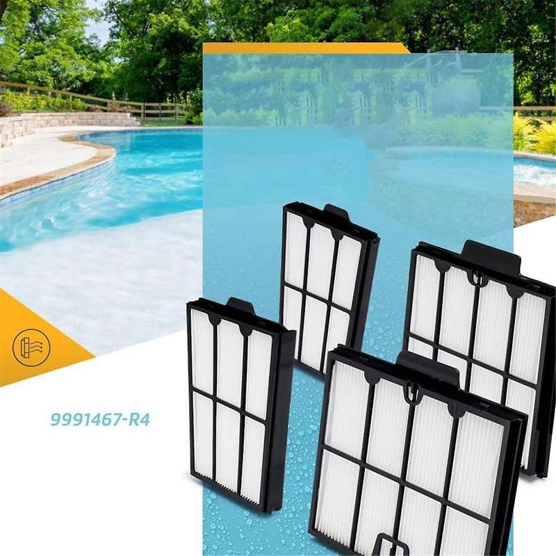 9991467-R4 Ultra Fine Filter for Dolphin Active 20,Pleated Pool Cleaner Replacement Parts(8Pack)