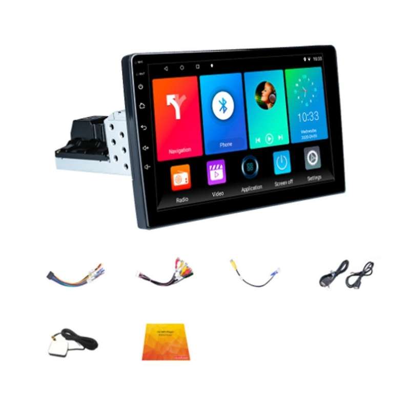 9Inch Android 13 1 Din Car Radio CarPlay Auto Autoradio Universal WIFI GPS Bluetooth Audio Multimedi