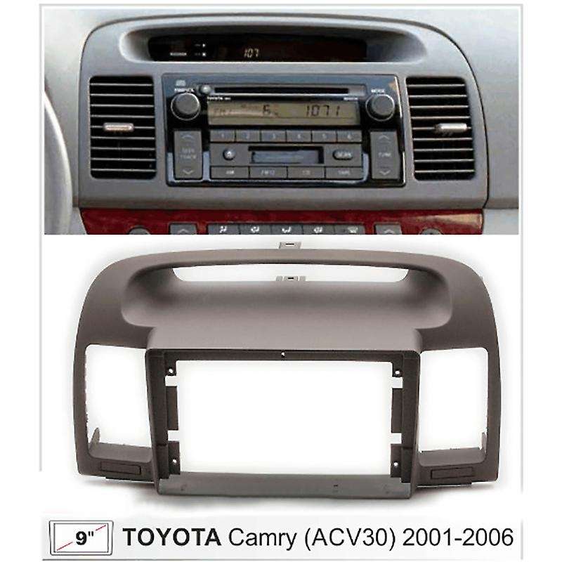 9-inch 2din Car Radio Dashboard Stereo Panel for Mounting Car Panel Dual Din Cd Dvd for 5 2001-2006