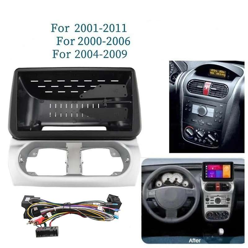 9INCH Car Frame Fascia Adapter Canbus Box Decoder Android Radio Dash Fitting Panel Kit for Opel Comb