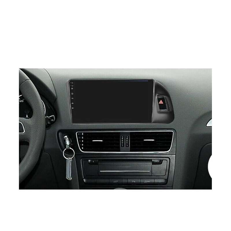 9inch Car Dvd Frame for Q5 2009-2018 Stereo Panel Frame Audio Dash Trim Facia Radio Player Screen 2