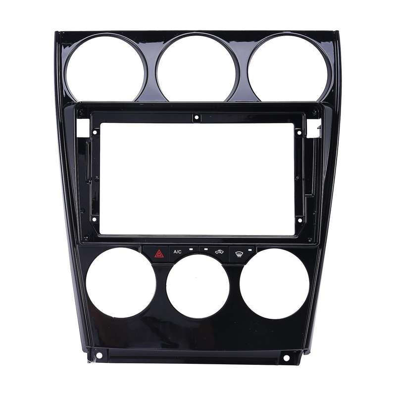 9Inch Car Stereo Fascia Panel Frame DVD Panel Bezel Frame Installation Trim Kit Fit for 6 Atenza 200
