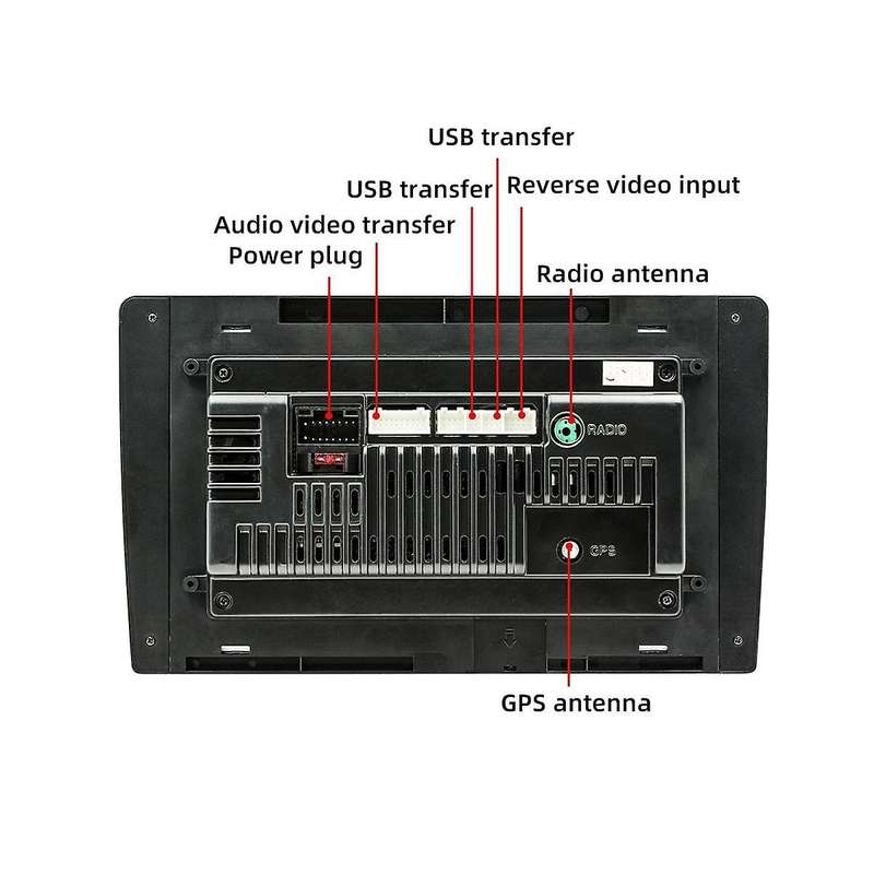 9inch Car Touch Screen Wireless Carplay Android Auto Car Portable Radio Bluetooth Mp5 Fm Receiver Th