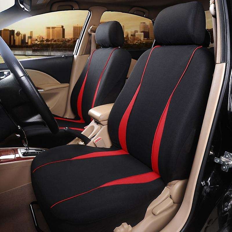 9PC/Set Universal Car Seat Covers Interior Accessories Seat Protectors Compatible Seat Covers Beige