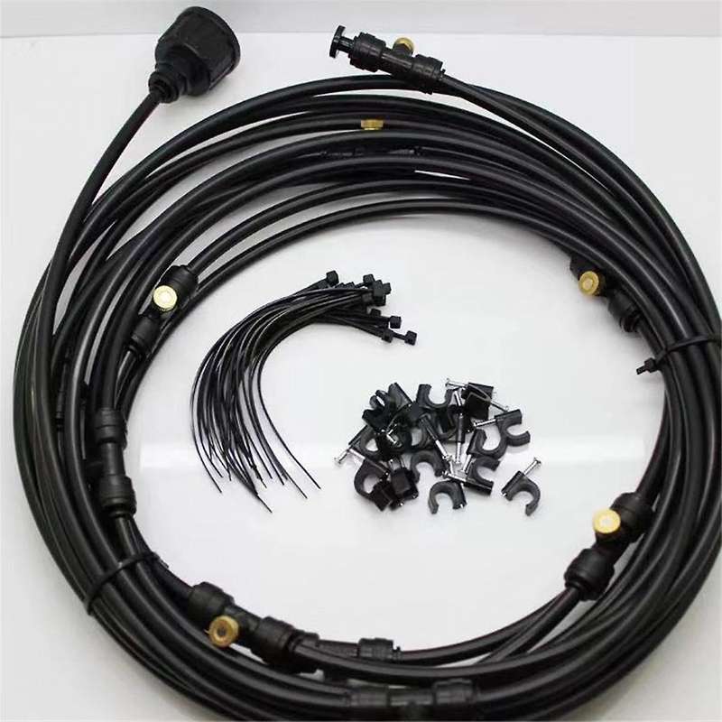 9M Tap Water Garden Set Low Pressure Mist System Villa Courtyard Cooling