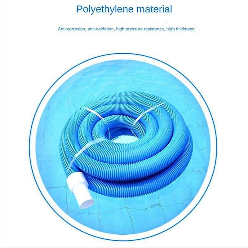 9M Swimming Pool Vacuum Hose with Swivel Cuff 38mm Swimming Pool Layer Suction Pipe Cleaning Accesso