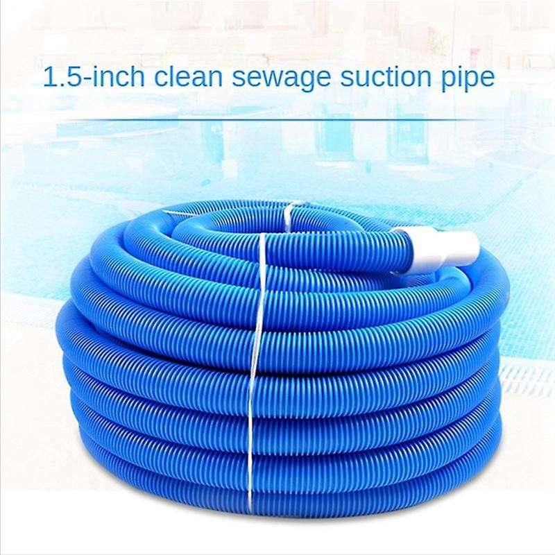 9M Swimming Pool Vacuum Hose with Swivel Cuff 38mm Swimming Pool Layer Suction Pipe Cleaning Accesso