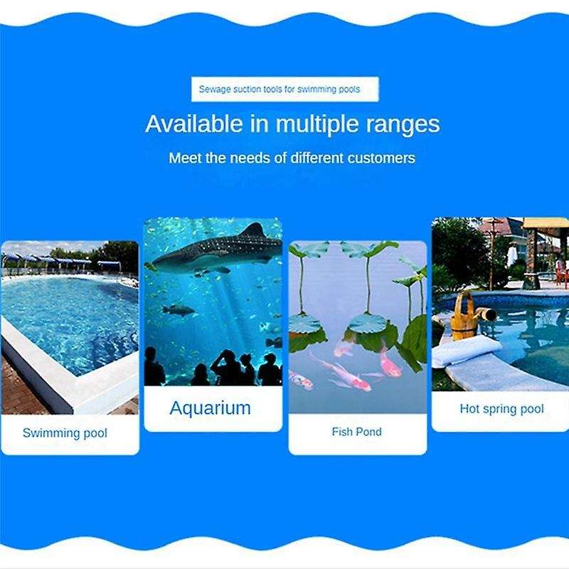 9M Swimming Pool Vacuum Hose with Swivel Cuff 38mm Swimming Pool Layer Suction Pipe Cleaning Accesso