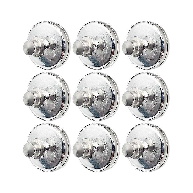 9pairs Curtain Magnets Closure, Magnetic Curtain Clips for Indoor Outdoor, for Pergola Patio Gazebo