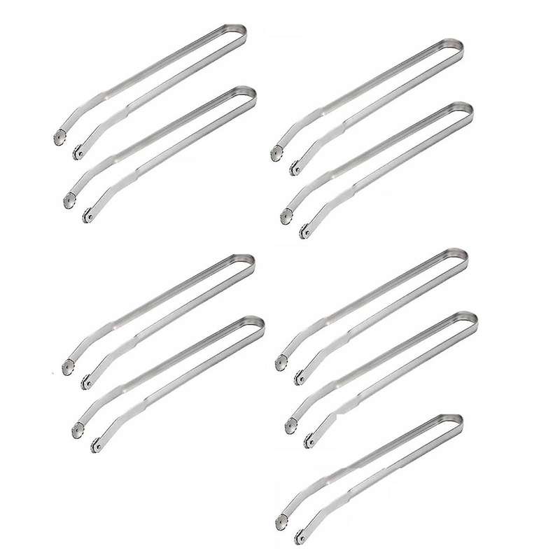 9Pcs BBQ Sausage Turning Tongs, Tongs for BBQ, BBQ Grill Tool, Essential BBQ Items