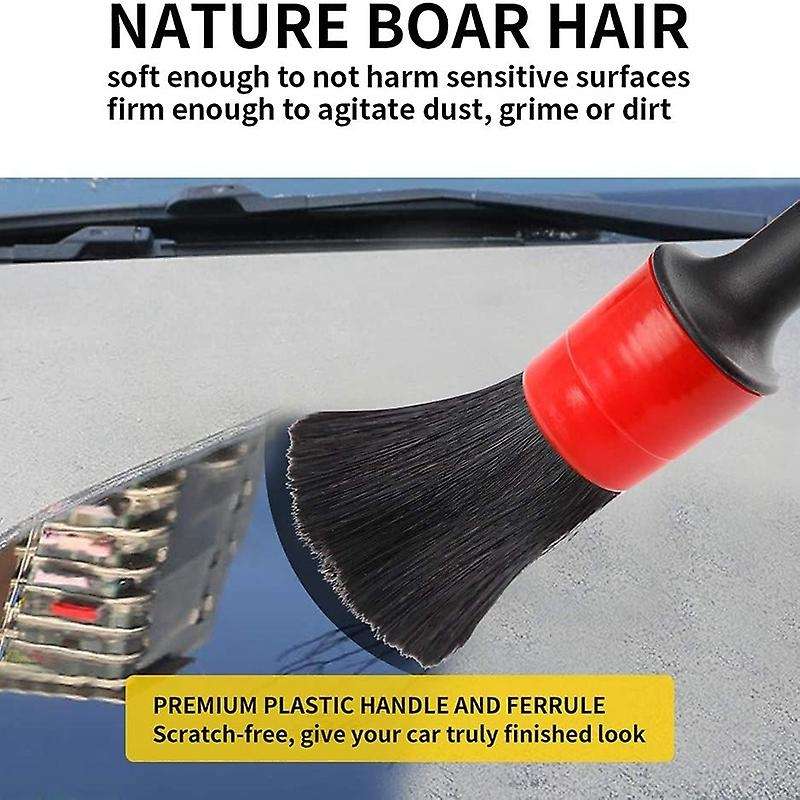 9PCS Car Detailing Brush for Washing Car Interior Cleaning Wheel spaceRims Dashboard Air Vent Trim D