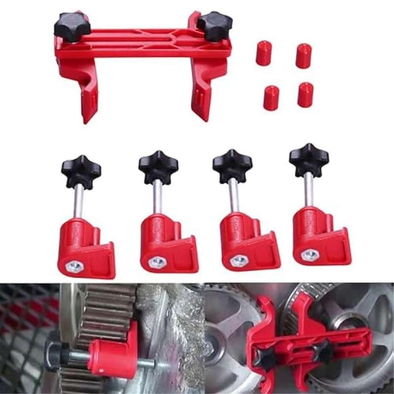 9pcs Car Main Cam Timing Sprocket Gear Locking Tool Set, Bump Locking Double Camshaft Anti- Fixing C