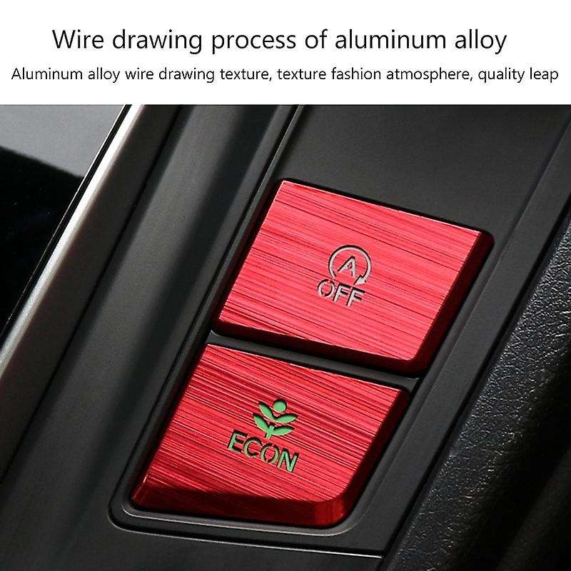 9PCS Car Aluminum Central Control Gear Button Sticker for -V 17-21 Handbrake Cover Trim Accessories,