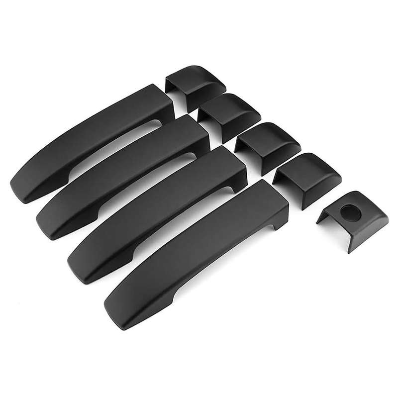9PCS Car Exterior Door Handle Door Handle Decorative Cover for L322 2002-2012 Silver
