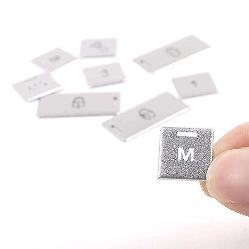 9PCS Car Door Lock Switch Button Sequins Sticker Cover Trim for 5 LR5 L462 2017-2020 Accessories