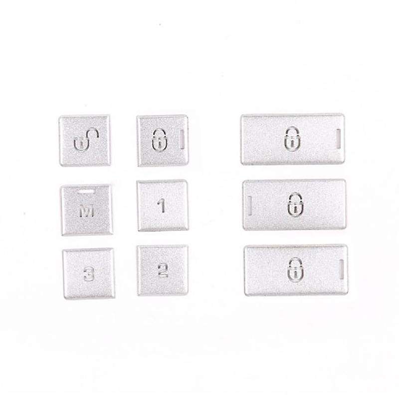 9PCS Car Door Lock Switch Button Sequins Sticker Cover Trim for 5 LR5 L462 2017-2020 Accessories