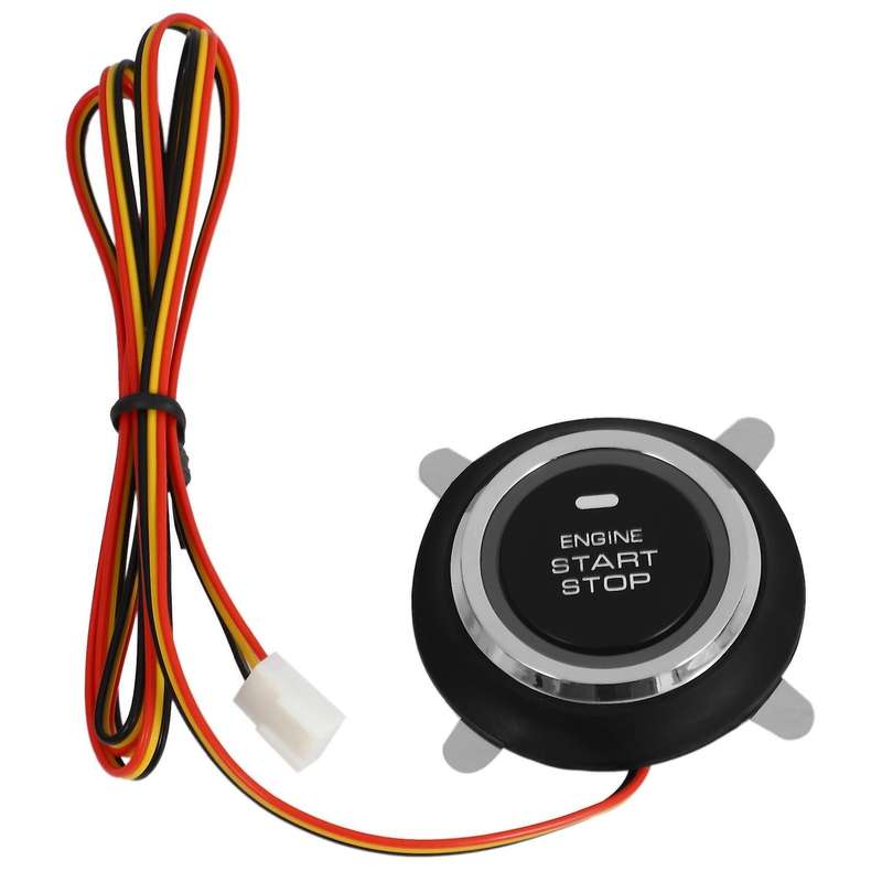 9Pcs Car SUV Keyless Entry Engine Start Keyless Alarm System Push Button Remote Stop Automobiles Aut
