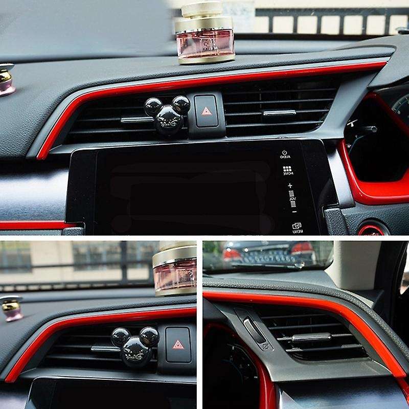 9Pcs Carbon Fiber Console Center Dashboard Cover Trim Decorative Stickers for 10Th 2016-2019 Car Acc