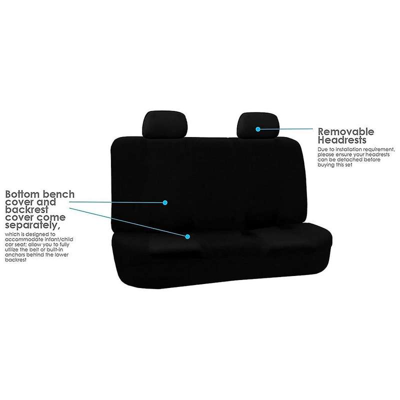 9Pcs Car Seat Cover Set Front Seat Cover Universal Breathable Soft Car Seat Cover Set