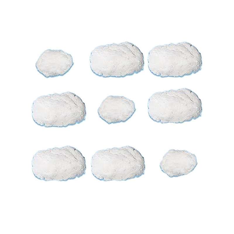 9pcs Clouds Decorations for Ceiling, Cotton Simulation Hanging Cloud Decoration, 3d Artificial Cloud