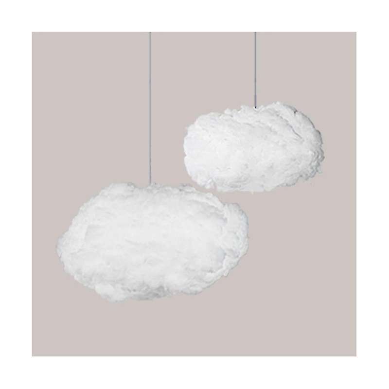9pcs Clouds Decorations for Ceiling, Cotton Simulation Hanging Cloud Decoration, 3d Artificial Cloud
