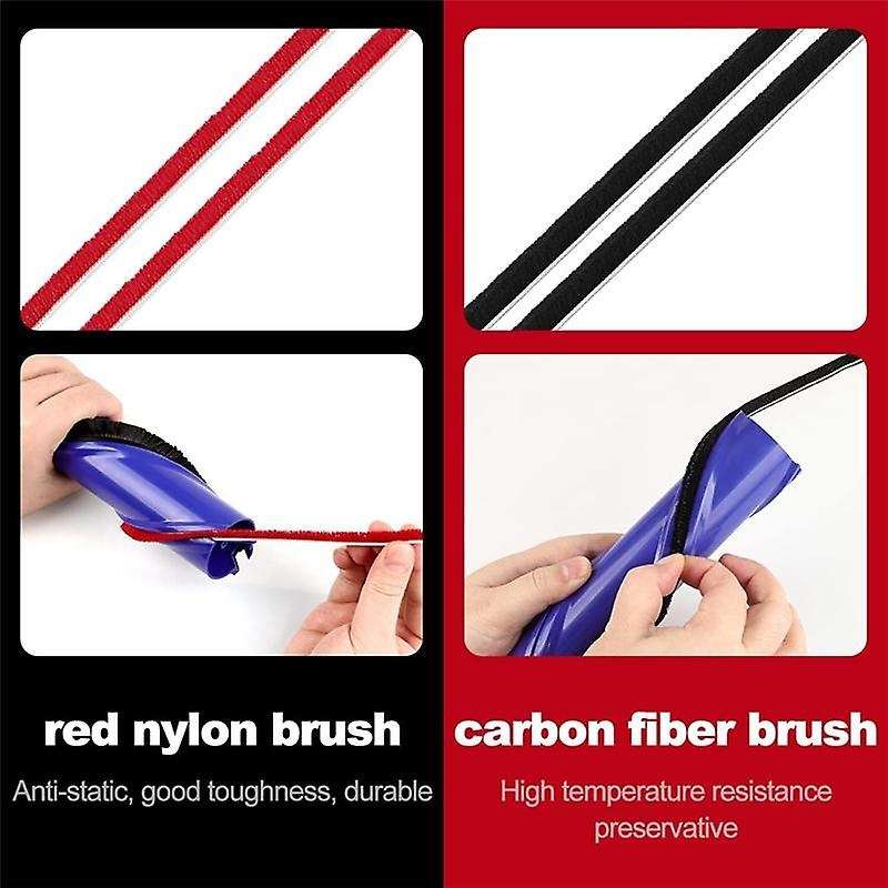 9pcs for V7 V8 V10 V11 Vacuum Cleaner Soft Plush Strip Screwdriver Direct Drive Electric Floor Roll
