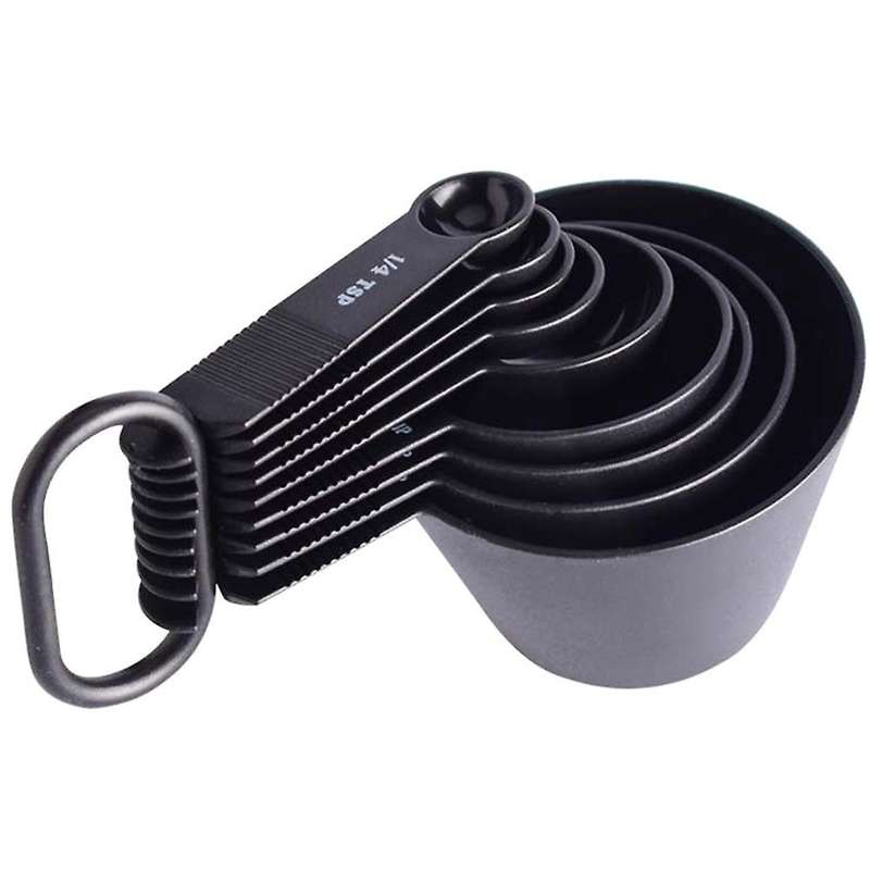 9Pcs Measuring Spoons Cups Set Measurements Markings Cooking Cake Baking Measuring Spoon Seasoning T