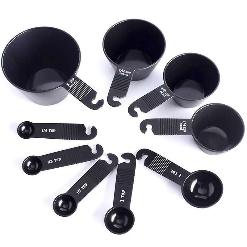 9Pcs Measuring Spoons Cups Set Measurements Markings Cooking Cake Baking Measuring Spoon Seasoning T