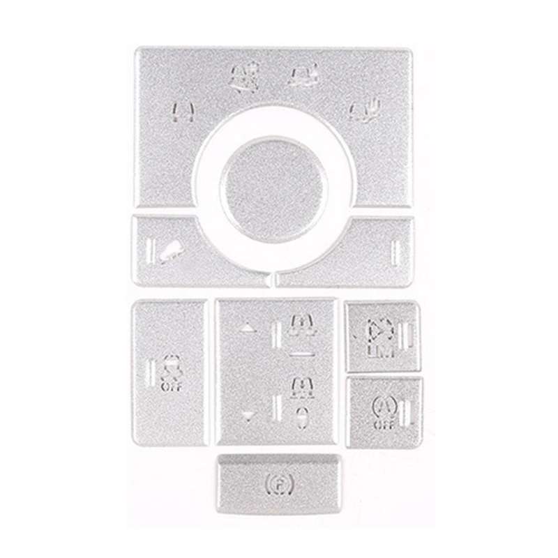 9PCS Interior Center Console Mode Button Trim Cover Sticker for Sport 2017