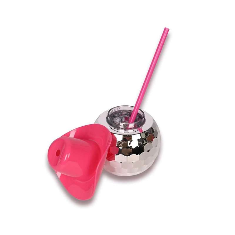 9pcs Spherical Wine Glasses Party Cups with Straws Cocktail Glasses Hat Plated Drinking Glasses Shin