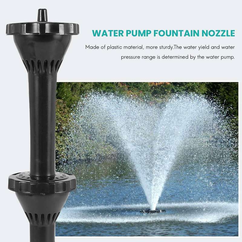 9pcs Small Nozzle Kit Water Nozzle Heads for Pond Submersible Pump Pool