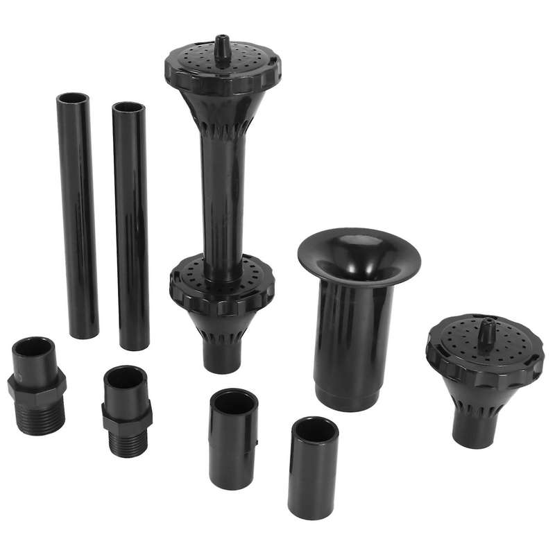 9pcs Small Nozzle Kit Water Nozzle Heads for Pond Submersible Pump Pool