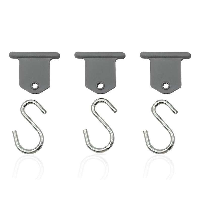 9pcs S-shape Camping Awning Hooks Clips Racks Tool Awning Clothes Hooks Rv Tent Hangers Light Hange