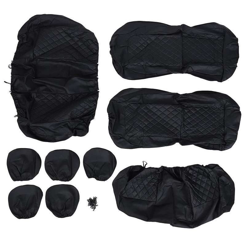 9-piece Set Car Cover Cushion Universal Car Interior Car Accessories, D