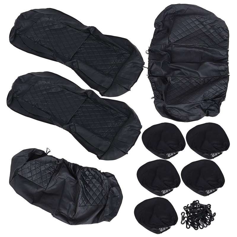9-piece Set Car Cover Cushion Universal Car Interior Car Accessories, D