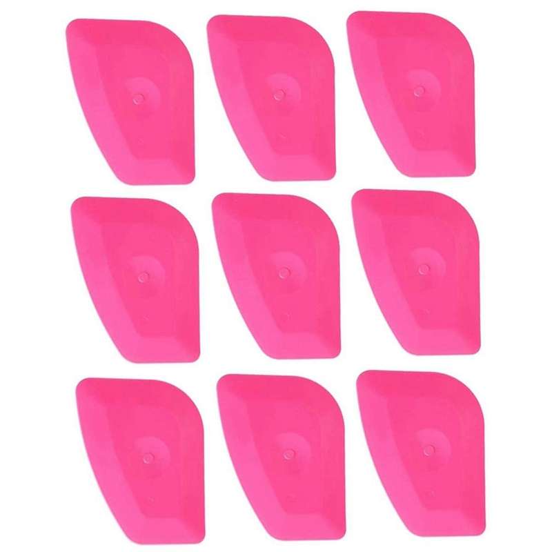 9-Piece Car Scraper Kit Suitable for Kitchen, Home, Office, Car Vinyl Film Installation, and Windshi