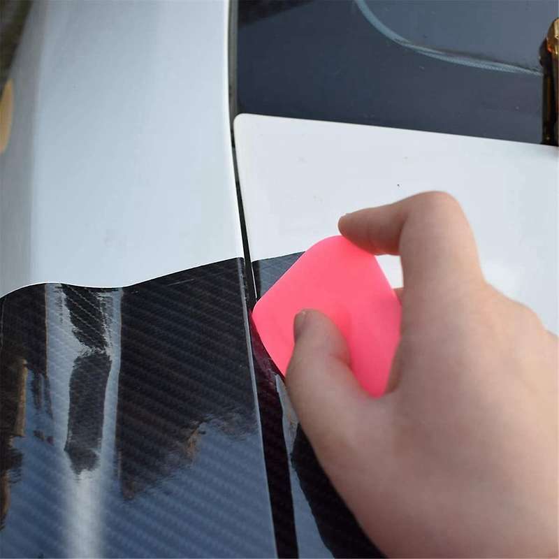 9-Piece Car Scraper Kit Suitable for Kitchen, Home, Office, Car Vinyl Film Installation, and Windshi