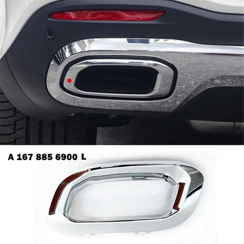 A 1678856900 A 1678857000 Tailpipe Bright Frame Exhaust Cover Car for C167 V167 Gls X167 W167 Glc X2
