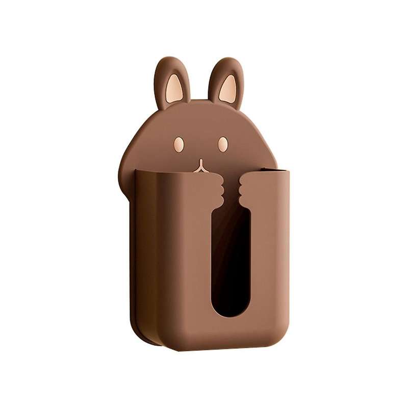 A Cartoon Tissue Box Holder Napkin Shelf Wall Mounted Mask Paper Storage Living Room Bathroom Restau