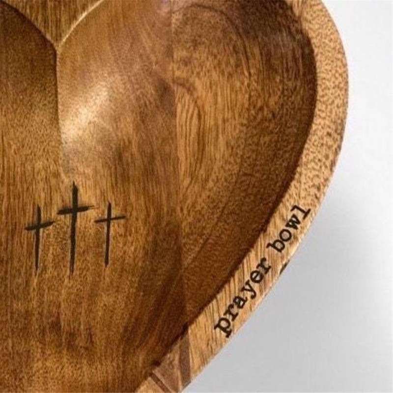A Heart Shaped Bowl - Functional and Collectible Bowl - Handcrafted Wooden Bowl for Serving Candy N