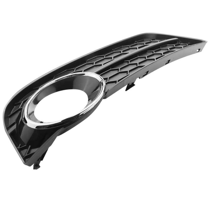 A Pair Front Bumper Fog Light Lamp Honeycomb Hex Mesh Grille Cover for A5 for Coupe/Sportback 2008-