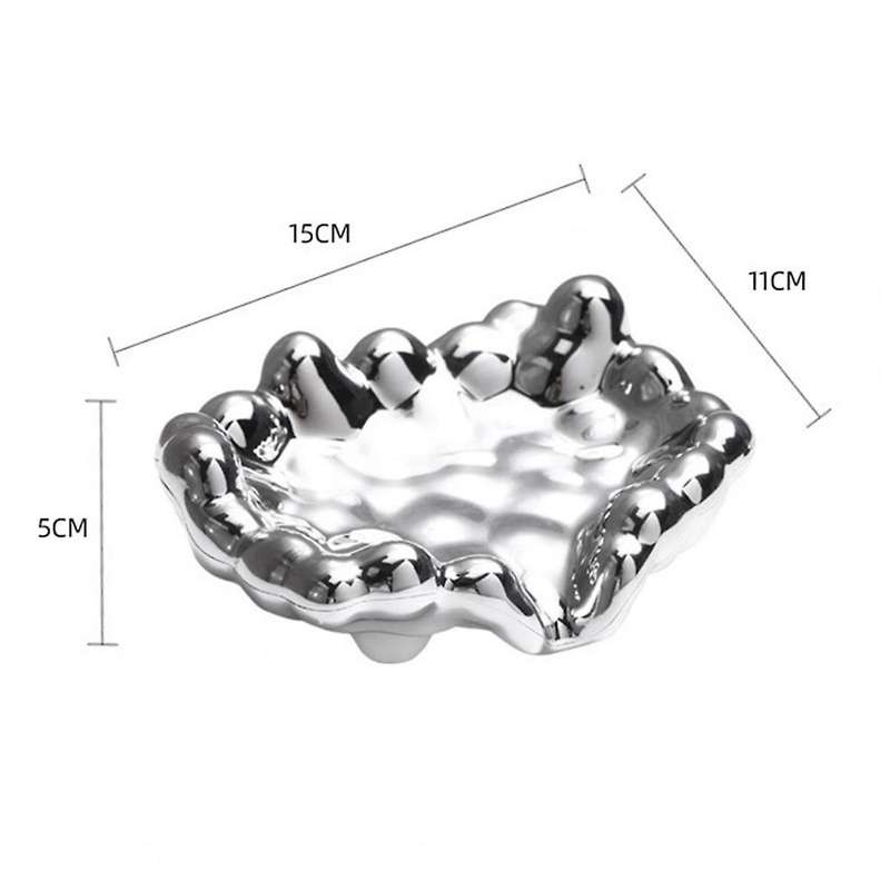 A Quick Drain Soap Dish Washbasin Countertop Storage Tray Bathroom Accessories Soap Dish Holder