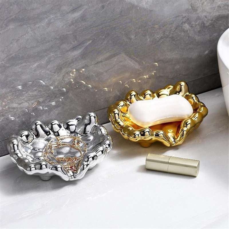 A Quick Drain Soap Dish Washbasin Countertop Storage Tray Bathroom Accessories Soap Dish Holder