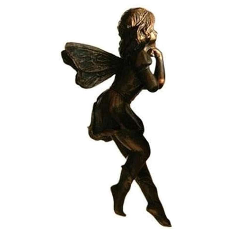 A Plant Pot Hanging Resin Decor Fairy Flower Pot Decor Design for Garden Huggers Pot Fairy Decor