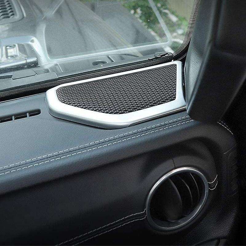 A Pillar Speaker Decoration Cover Trim Stickers for 2018-2019 Wrangler JL/JLU Car Interior Accessori