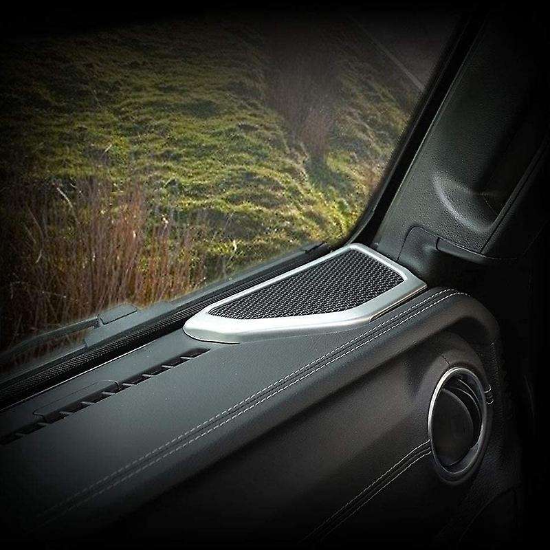 A Pillar Speaker Decoration Cover Trim Stickers for 2018-2019 Wrangler JL/JLU Car Interior Accessori